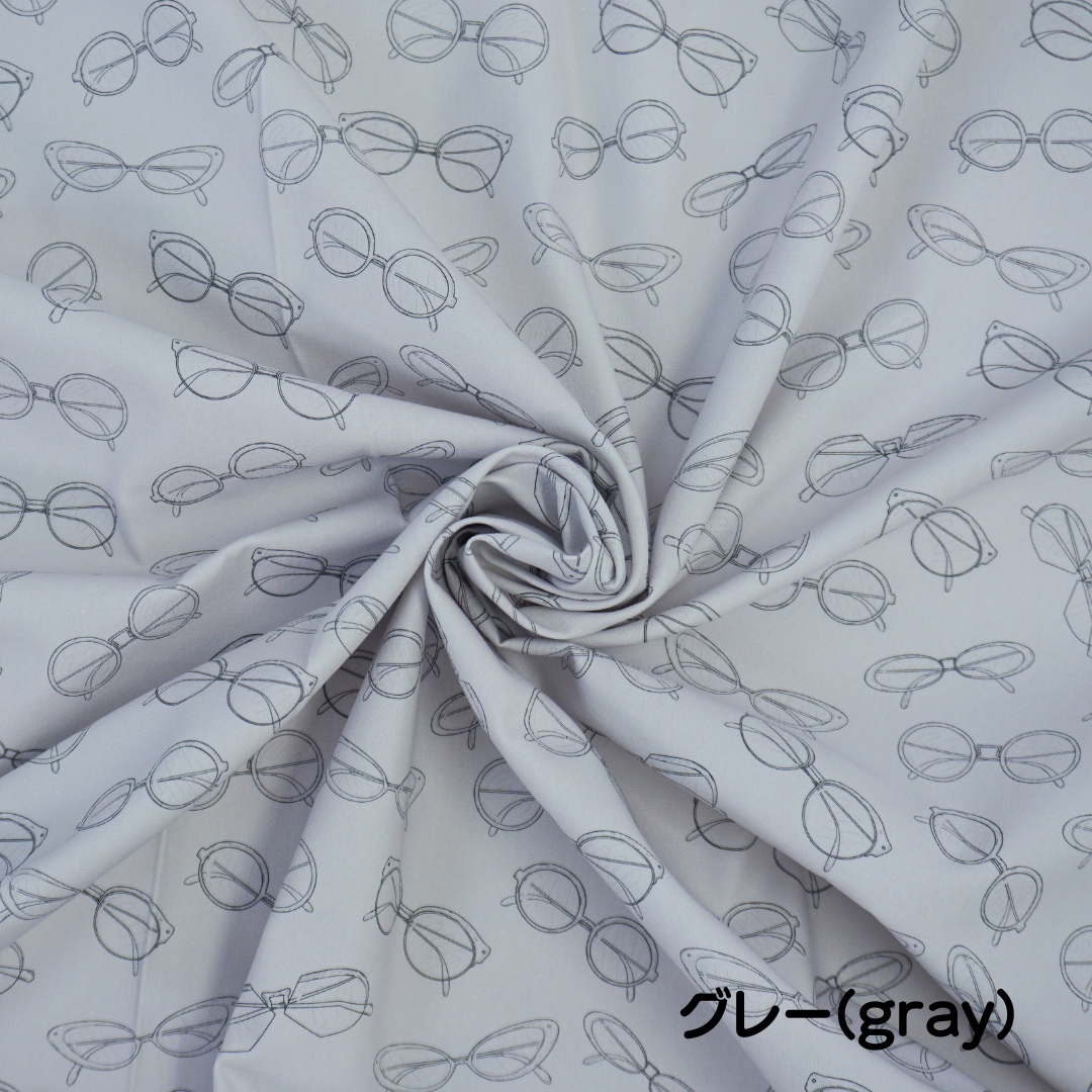《 めがね、めがね 》コットン100% オックス MA-0077~0079