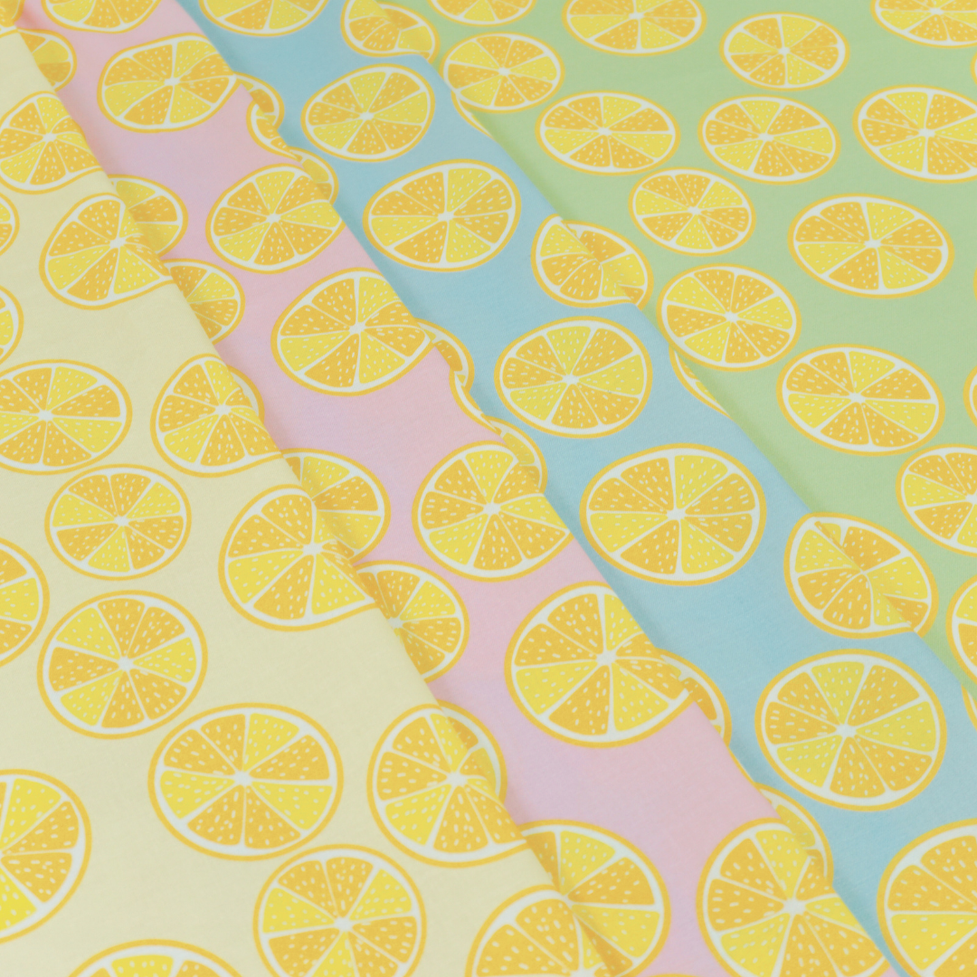 《 レモン 》コットン100% シーチング MA-0186~0189