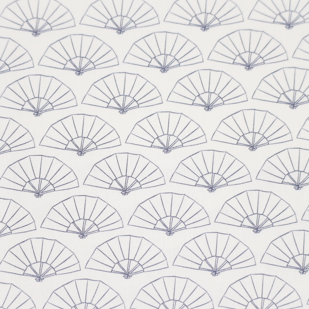 《 WASABIシリーズ4 扇 》 コットン100% シーチング MA-0230