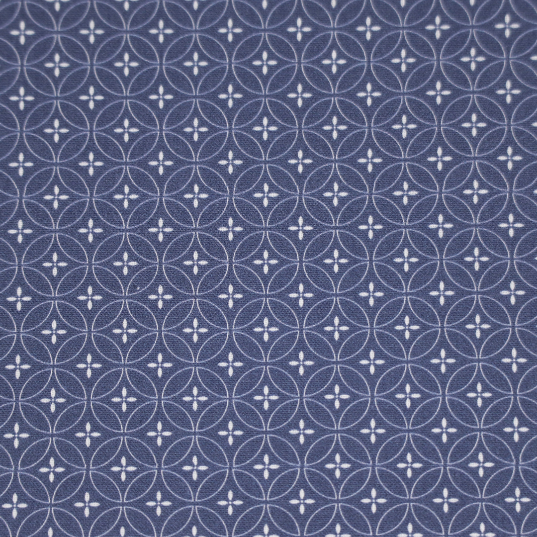 《 WASABIシリーズ5 花と七宝 》 コットン100% シーチング MA-0237