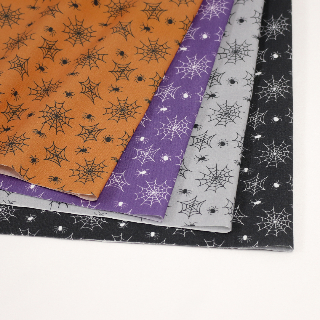 《 お屋敷のクモ 》コットン100% シーチング MA-0342~0345