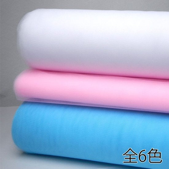 【ナイロンチュール】ハードチュール 約115cm巾 全6色