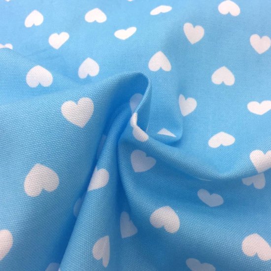 【オックス】ITL700 プリント ハート柄 約110cm巾