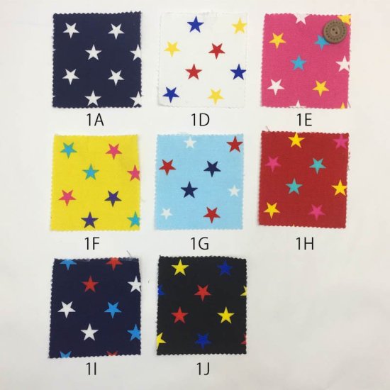 【オックス】ITL650 プリント 星柄 約110cm巾