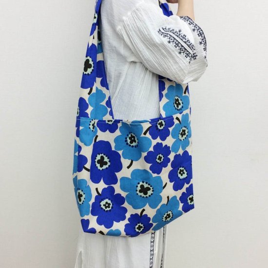 【綿麻】北欧風 ナチュラルプリント(1・大) 59000-W 約110cm巾 全5色