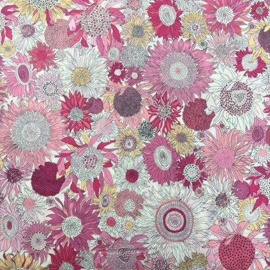 【LIBERTY】リバティ生地 Small Sus スモール・サス 約110cm巾 ピンク