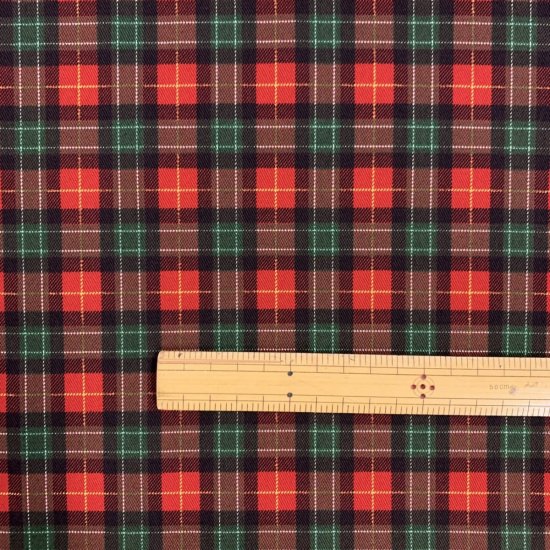 【ツイル】NF88320 チェック コットン100% 約110cm巾