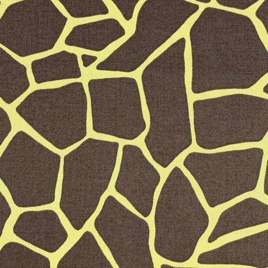 【ツイル】88306 キリン柄 コットン100% 約110cm巾