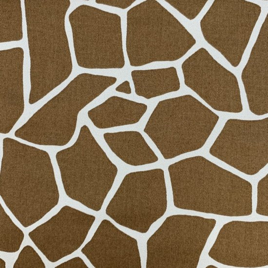 【ツイル】88306 キリン柄 コットン100% 約110cm巾