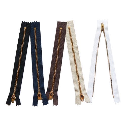 【ファスナー】ジーンズ用ファスナー 18cm 全5色
