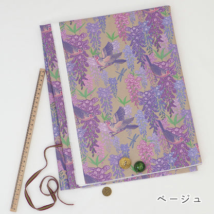 《 藤の花柄 》コットン100％ シーチング MA-0740～0743
