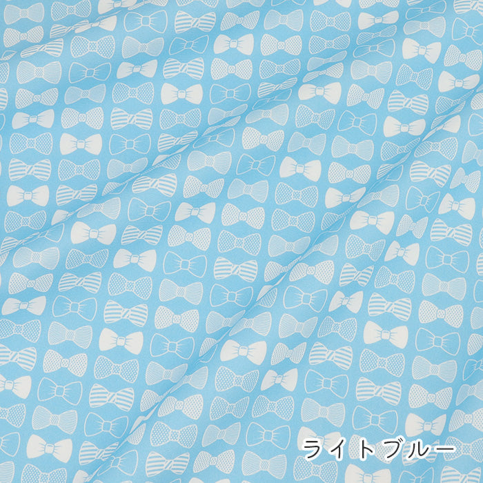 《 リボン柄 》コットン100％ オックス MA-0729～MA-0734