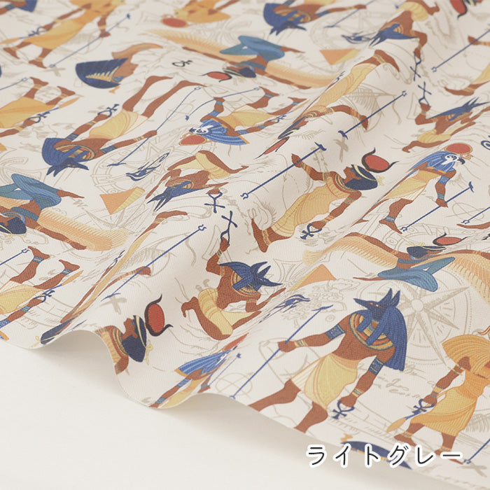 《 古代エジプト柄 》コットン100％ オックス MA-0724～0728