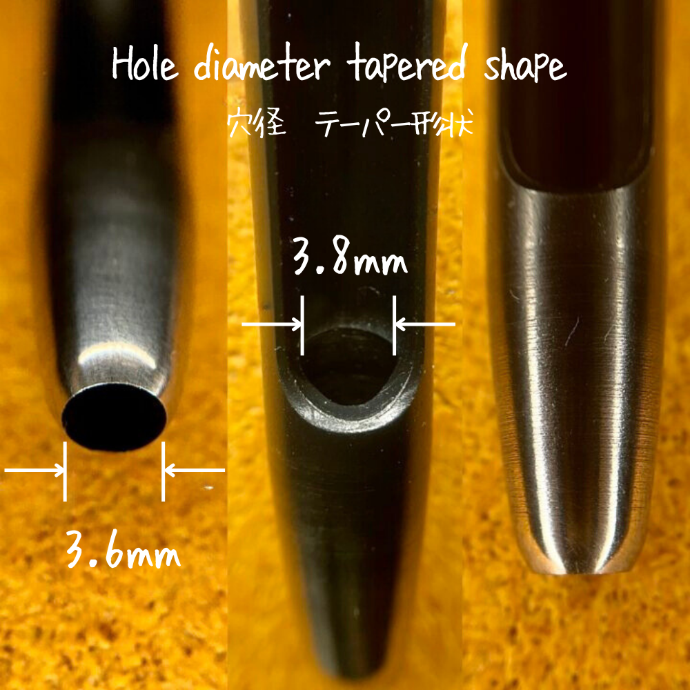 【レザークラフトツール】ハトメ抜き　3.6㎜/12号