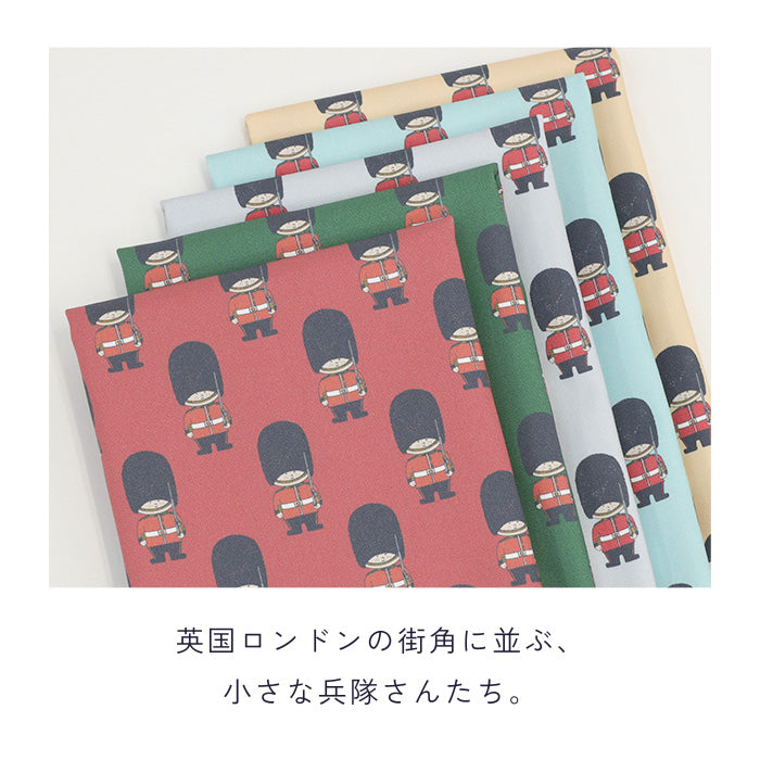 《 ロンドンの兵隊さん 》 コットン100％ オックス MA-0687～0691