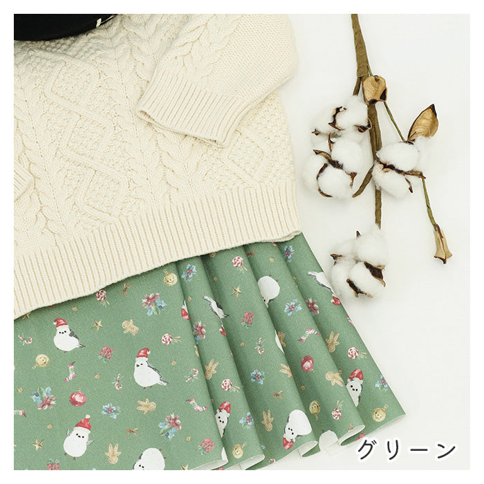 《 シマエナガ -Winter Party- 》コットン100％ オックス MA-0684～0686