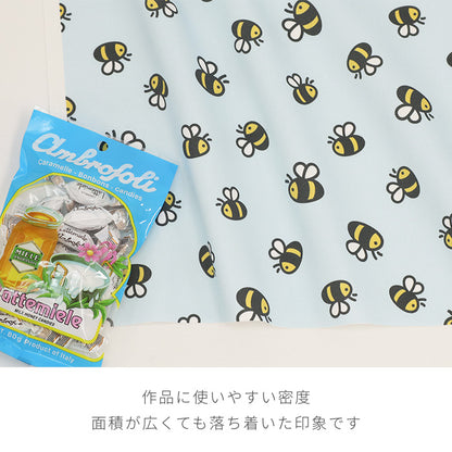 《 ミツバチ 》コットン100％ オックス MA-0710～0714