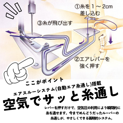 ベビーロック baby lock 糸取物語 BL22EXS ロックミシン (フットコントローラー標準装備)  【１年保証】