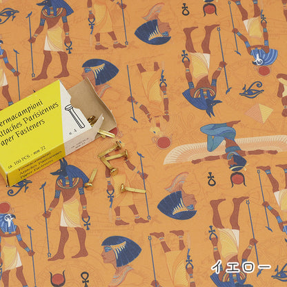 《 古代エジプト柄 》コットン100％ オックス MA-0724～0728