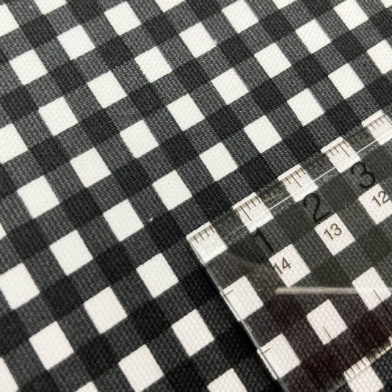 【コットンオックス】ギンガムチェック柄 約110cm巾 全15色