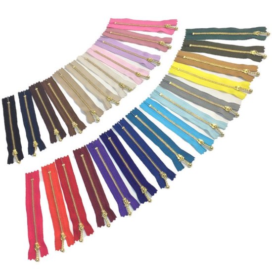 ファスナー】YKK 玉付きファスナー [ゴールド] 12cm 全26色 – まきの商店